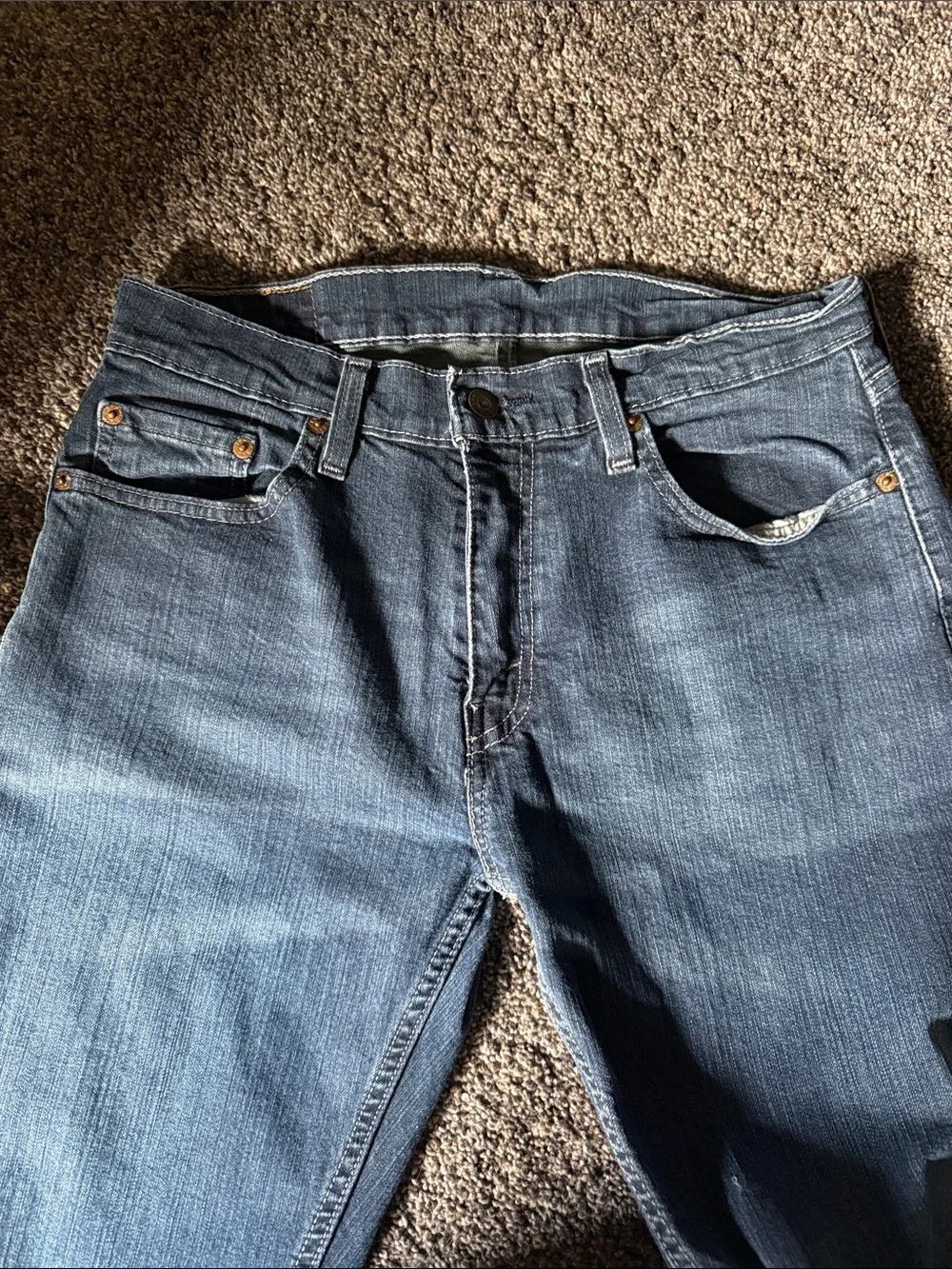 Levi's Men’s Medium Blue Straight Jeans